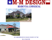 Tablet Screenshot of mmdesigntx.com